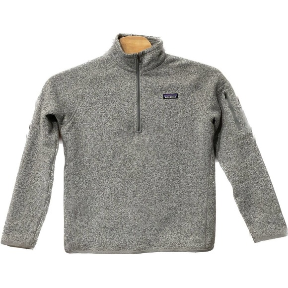 Patagonia Sweaters - Patagonia Women's Better Sweater Grey 1/4 Quarter Zip Size XL Gray Heathered